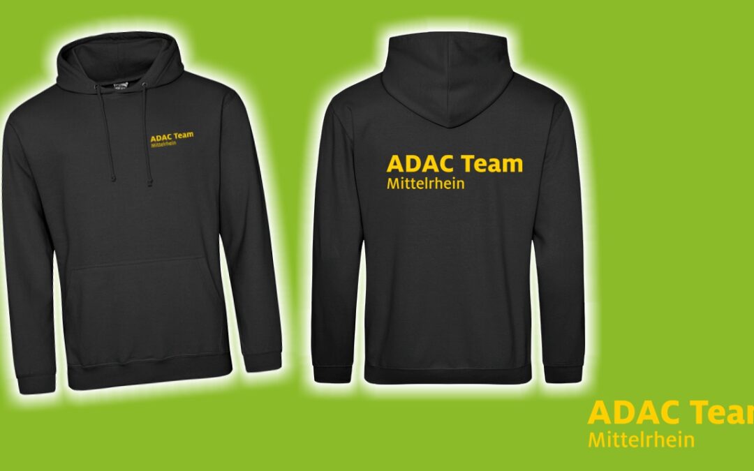 ADAC mit Veranstaltungstextilien