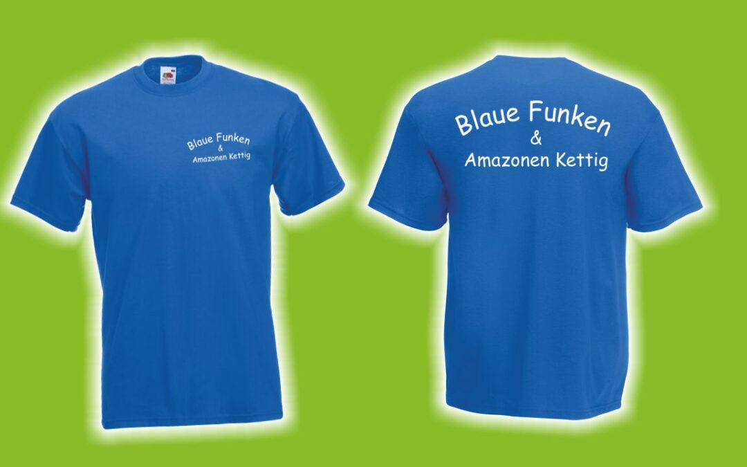 Blaue Funken Kettig mit neuen Textilien