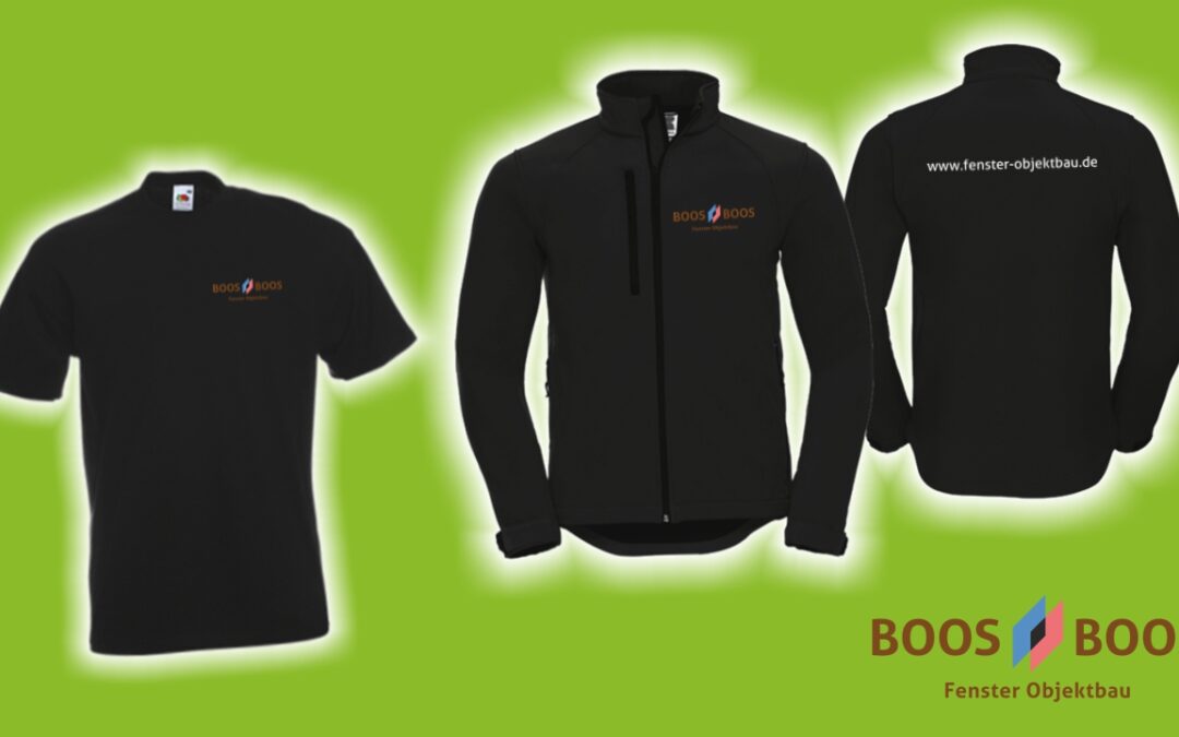 Boos Bauelemente mit Teamtextilien