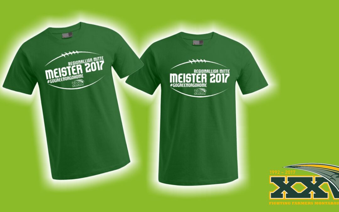 Meistershirts für Fighting Farmers Montabaur