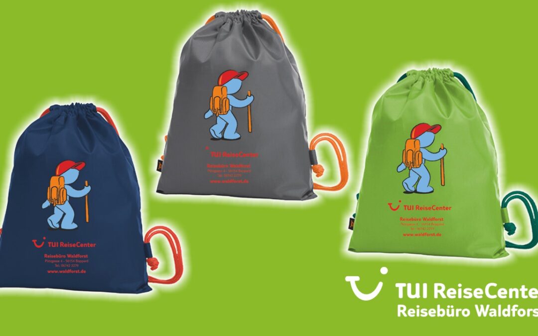 Neue Rucksäcke für Reisebüro Waldforst