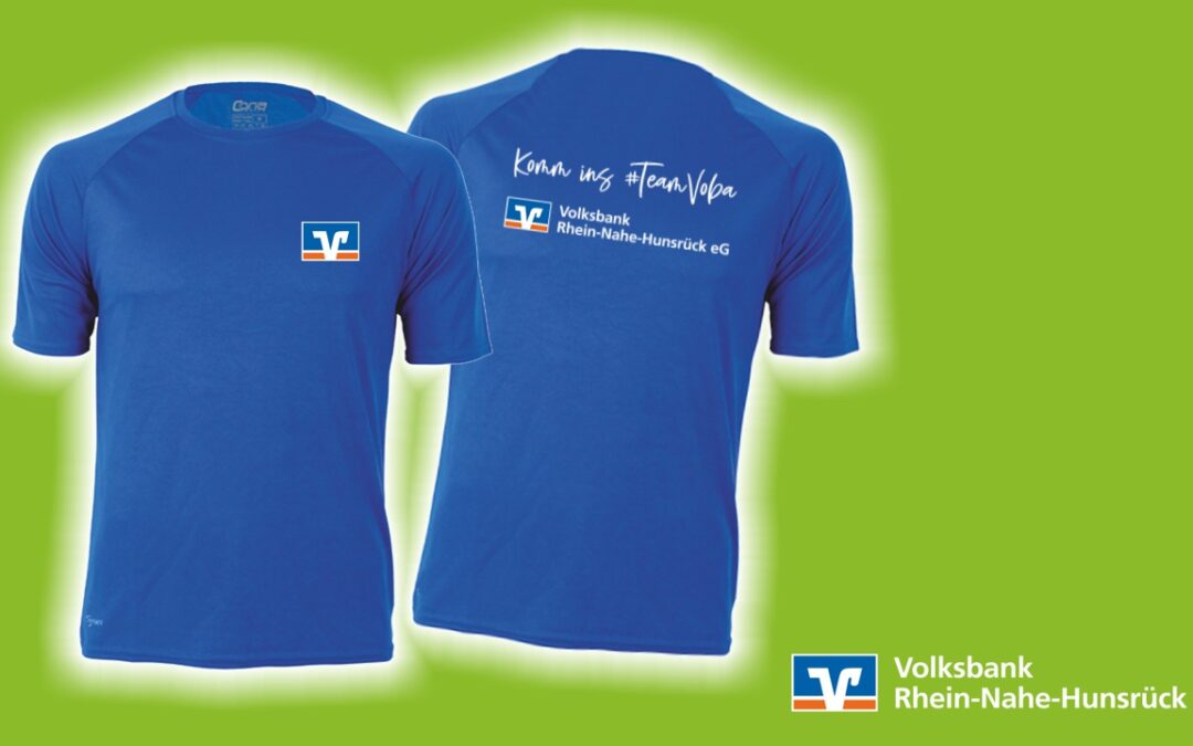 Laufshirts für Volksbank Rhein-Nahe-Hunsrück